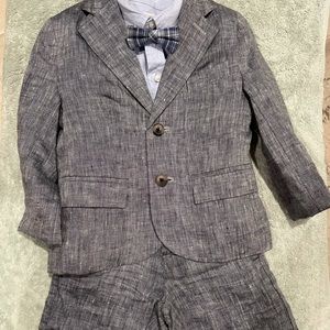 Janie and Jack size 3 boys linen suit